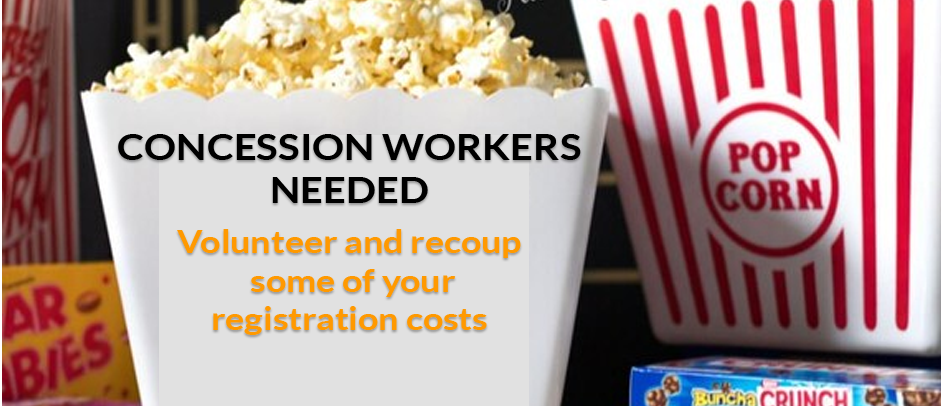 Concession Workers Needed